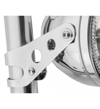 SIDE-MOUNT HEADLIGHT FORK BRACKETS 30-44 MM MOTORCYCLE AND HARLEY DAVIDSON