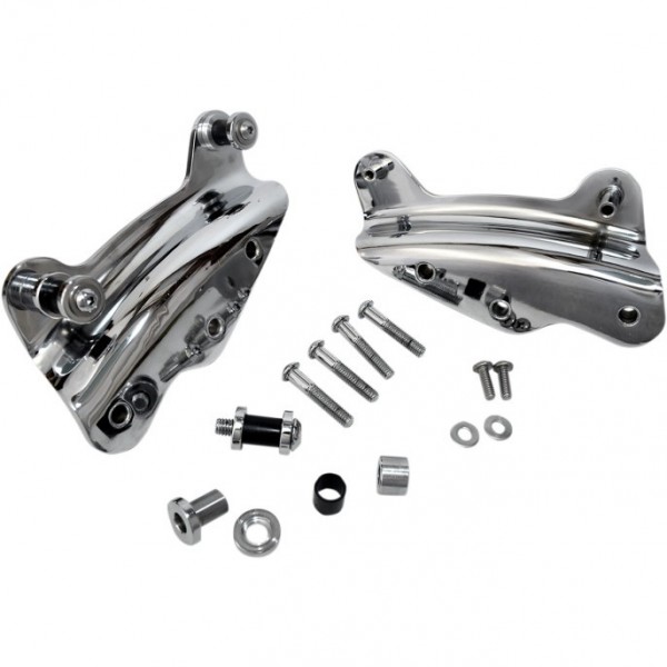 KIT DOCKING HARDWARE QUATRE POINTS CHROME POUR DETACHABLE ACCESSOIRES HARLEY DAVIDSON TOURING '09-'13