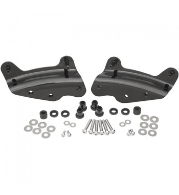 KIT DOCKING HARDWARE VIER PUNKTE SCHWARZ FÜR HARLEY DAVIDSON TOURING '09-'13