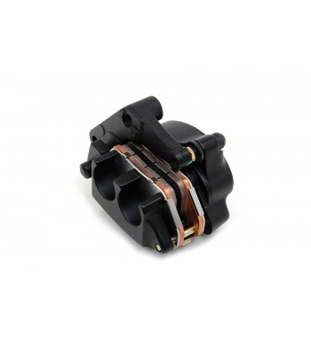 PINZA FRENO ANTERIORE SINISTRO 4 PISTONI NERO PER HARLEY DAVIDSON XL SPORTSTER '07-'13