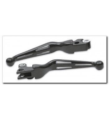 LEVE SLOTTED NERE PER HARLEY DYNA,SOFTAIL,TOURING