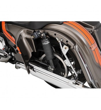SUSPENSION REAR SHOCK AIR LEGEND BLACKS FOR HARLEY DAVIDSON TOURING '99-'16