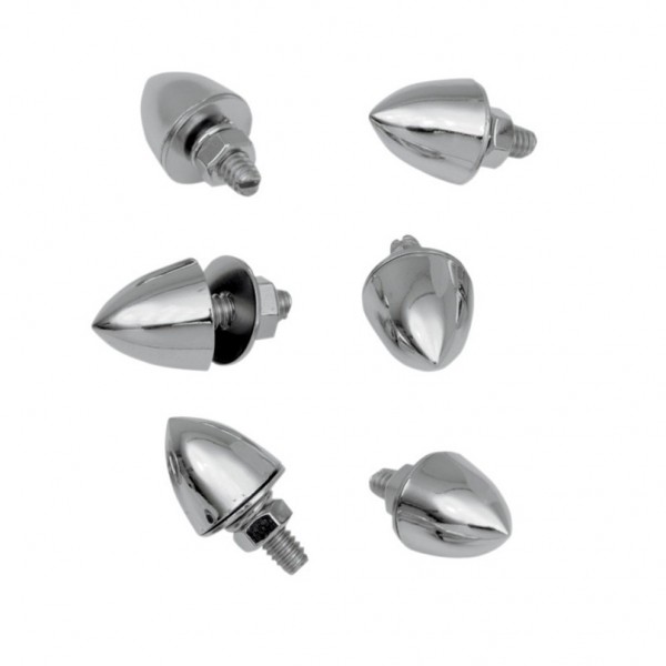 DECORATIVE BULLET NUTS SCREWS CUSTOM BIKE TUNING AND HARLEY