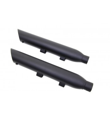 AUSPUFF SCHALLDÄMPFER 3" SLIP-ON WYATT SLASH DOWN SCHWARZE MATTE HARLEY DAVIDSON XL SPORTSTER '14-'17