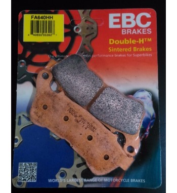 PLAQUETTE DE FREIN ARRIERE EBC HH SINTERED POUR HARLEY DAVIDSON XL SPORTSTER '14-'17