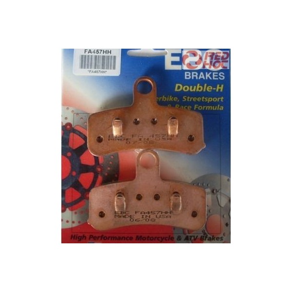 BREMSKLOTZ VORNE EBC HH SINTERED FÜR HARLEY DAVIDSON BIG TWIN/TWIN CAM '08-'17