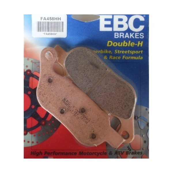 PLAQUETTE DE FREIN ARRIERE EBC HH SINTERED POUR HARLEY DAVIDSON BIG TWIN/TWIN CAM '08-'16