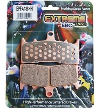 REAR BRAKE PAD EBC SINTERED EXTREME PERFORMANCE FOR HARLEY DAVIDSON BIG TWIN/TWIN CAM '08-'16