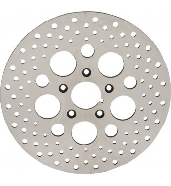 DISCO ROTORE FRENO ANTERIORE IN ACCIAIO FORATO PER HARLEY DAVIDSON XL SPORTSTER '84-'99