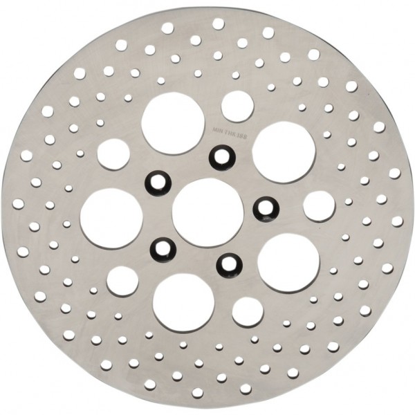 REAR BRAKE ROTOR STAINLESS STEEL DRILLED FOR HARLEY DAVIDSON XL SPORTSTER '79-'91