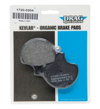 FRONT BRAKE PAD DRAG ORGANIC KEVLAR® FOR HARLEY DAVIDSON SPORTSTER AND BIG TWIN '84-'99