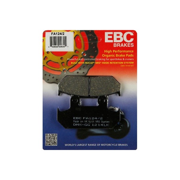 FRONT BRAKE PAD DRAG ORGANIC KEVLAR® FOR HONDA VT 600C SHADOW '88-'93