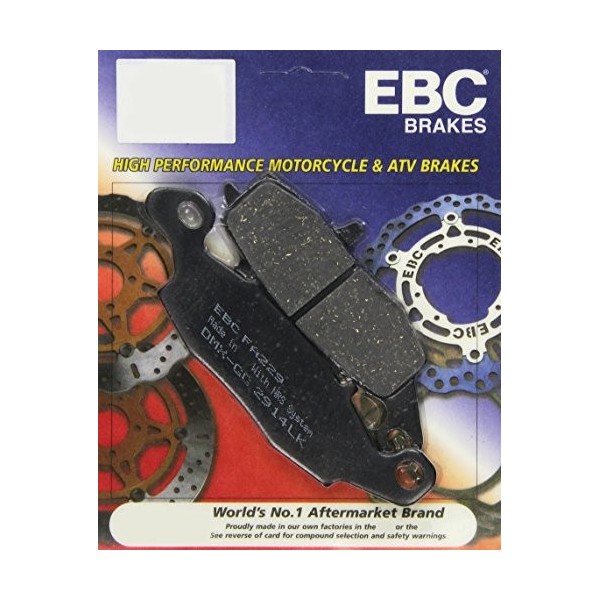 PASTIGLIE FRENO ANTERIORE EBC ORGANICHE KEVLAR® KAWASAKI VN800 1998-2006