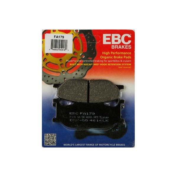 FRONT BRAKE PAD DRAG ORGANIC KEVLAR® FOR YAMAHA XV 535 VIRAGO '84-'99