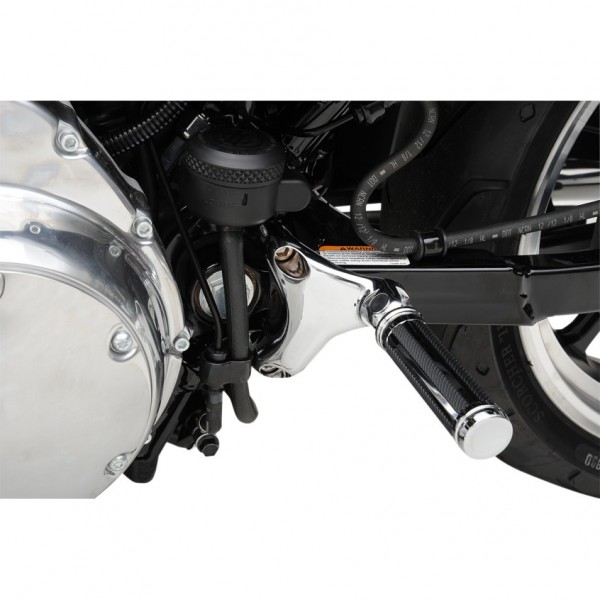 KITS DE MONTAGE FOOTPEG POUR PASSAGERS CHROME HARLEY DAVIDSON XL SPORTSTER '14-'17