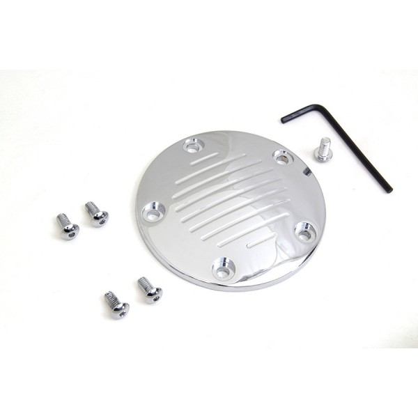 POINT COVER GROOVED CHROME FOR HARLEY DAVIDSON TWIN CAM '99-'17