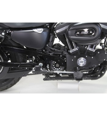 COUVERTURE VITESSE SUPÉRIEURE DE CEINTURE OUTLAW NOIRE POUR HARLEY DAVIDSON XL SPORTSTER '04-'17