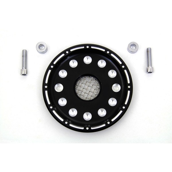 BELT SPROCKET COVER BLACK OUTLAW HARLEY DAVIDSON XL SPORTSTER 04-21