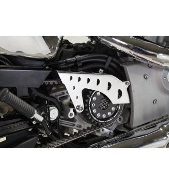 GEAR COVER UPPER CHROME BELT OUTLAW FOR HARLEY DAVIDSON XL SPORTSTER '04-'17