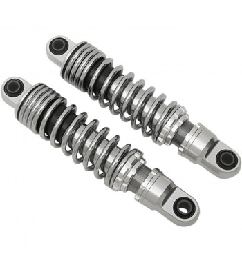 SHOCK ABSORBERS REAR PREMIUM ADJUSTABLE 11" CHROME HARLEY DAVIDSON TWIN CAM '91-'17