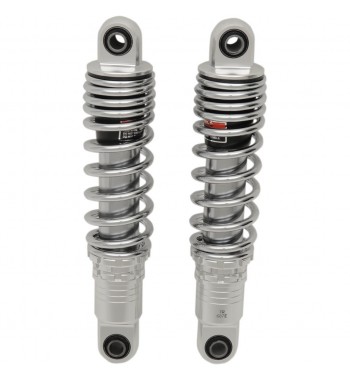 SHOCK ABSORBERS REAR PREMIUM ADJUSTABLE 11" CHROME HARLEY DAVIDSON TWIN CAM '91-'17
