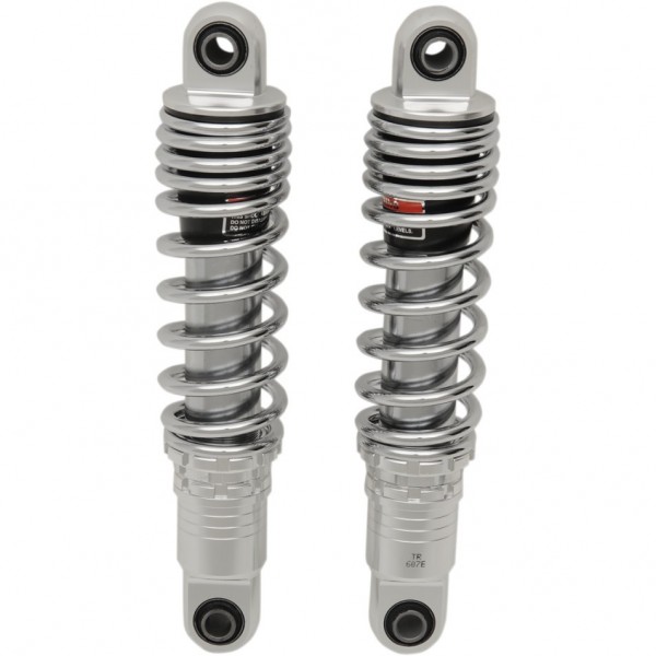 AMORTISSEURS ARRIERE PREMIUM RÉGLABLE 11" CHROME HARLEY DAVIDSON TWIN CAM '91-'17