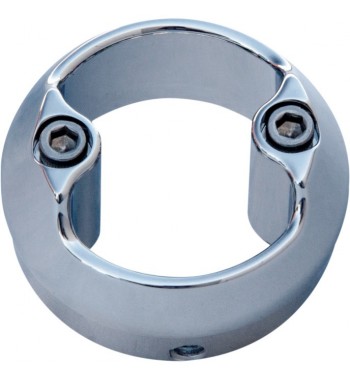 END CAP BILLET CHROME FOR MUFFLER EXHAUST RIP ROD FIREBRAND