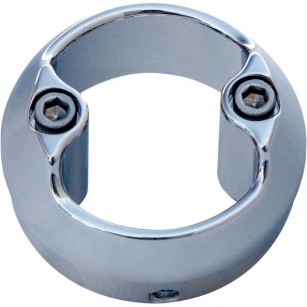 CAP FINAL BILLETTE CHROME POUR POT D'ÉCHAPPEMENT RIP ROD 