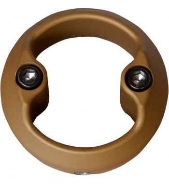 FINALE END CAP DORATO PER SCARICO MARMITTA UNIVERSALE RIP ROD