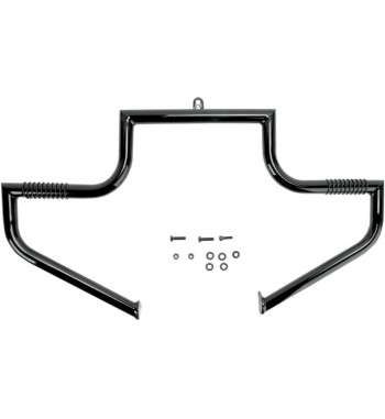 MOTORSCHUTZ LINDBY LINBAR TUBE SCHWARZ HARLEY DAVIDSON FLH TOURING '97-'16