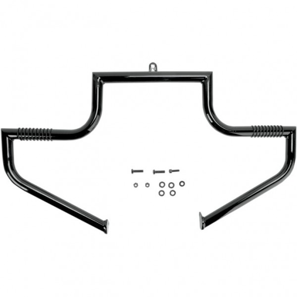 TUBO PARAMOTORE LINDBY LINBAR NERO HARLEY DAVIDSON FLH TOURING '97-'16