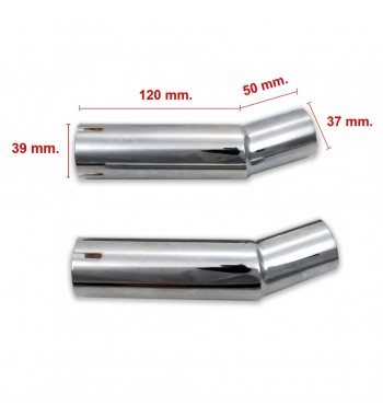 TUBI RACCORDO ADATTATORI SCARICHI PER TRIUMPH BONNEVILLE