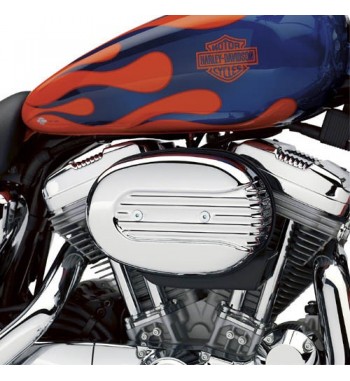 COPRIFILTRO CROMATO K&N HI-FLO HARLEY XL SPORTSTER/IRON/NIGHTSTER