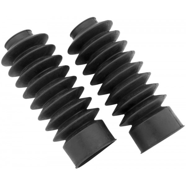 COUVERTURE DE FOURCHE SET VINTAGE 41 MM.NOIR POUR MOTO CUSTOM ET HARLEY DAVIDSON