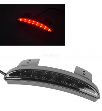 TAILLIGHT LED RUNNING LIGHT/BRAKE SMOKED LENS HALF MOON FOR FENDER HARLEY DAVIDSON XL SPORTSTER '07-'13