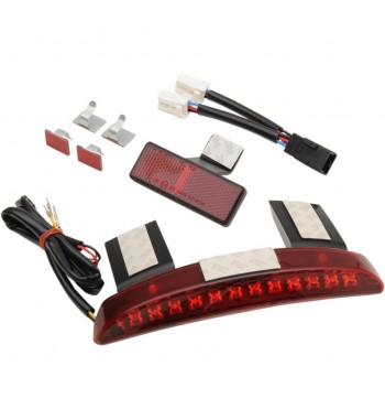 FANALE POSTERIORE LED MEZZALUNA L/ROSSA PER PARAFANGO HARLEY DAVIDSON XL SPORTSTER '14-'17