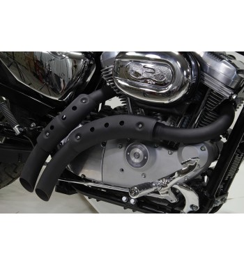 SCARICHI MARMITTE RADIUS MAGNUM LARGE NERI OPACHI HARLEY DAVIDSON XL SPORTSTER 2004-2021
