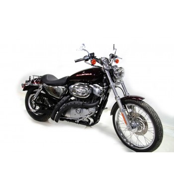 AUSPUFFANLAGE RADIUS LARGE SCHWARZ HARLEY DAVIDSON XL SPORTSTER '04-'16