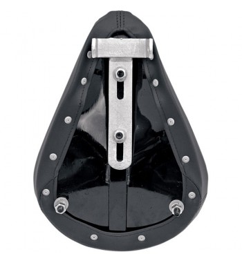SPRINGS BLACK SOLO SEAT CLASSIC AND MOUNTING KIT HARLEY DAVIDSON XL SPORTSTER '04-'17