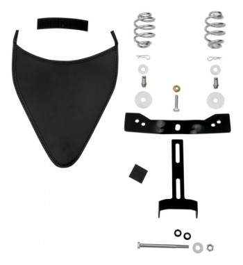 SELLE EN CUIR CLASSIC AVEC RESSORT KIT HARLEY DAVIDSON XL SPORTSTER '04-'17