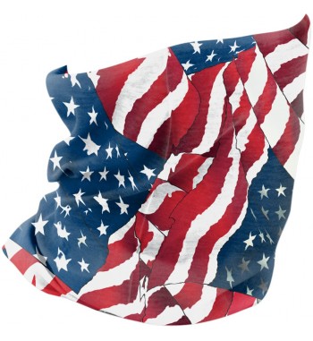 TUBO MOTLEY MULTIUSO SOTTOCOLLO UNIVERSALE IN PILE WAVY AMERICAN FLAG RIDER