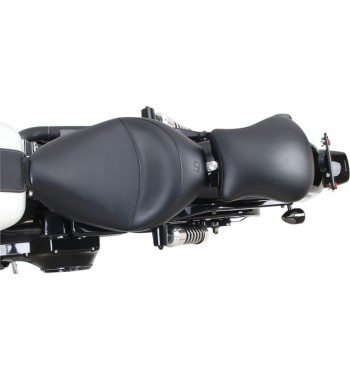 SITZGEL BEIFAHRER LEDER PHANTOM PAD FAHRGAST S3 STANDARD 9 " MIT SAUGNÄPFE FÜR HARLEY DAVIDSON UND CUSTOM MOTORRAD