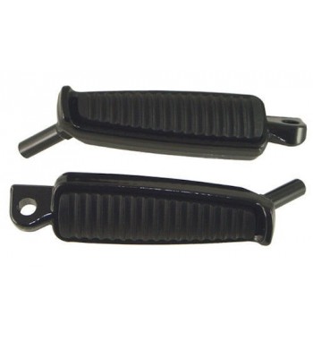 BLACK EXTENDED FOOTPEGS WITH REAR STUDS FOR HARLEY DAVIDSON XL SPORTSTER
