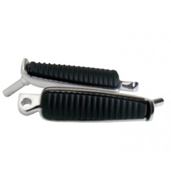 PEDANE ESTESE CROMATE CON PERNI POSTERIORI PER HARLEY DAVIDSON XL SPORTSTER