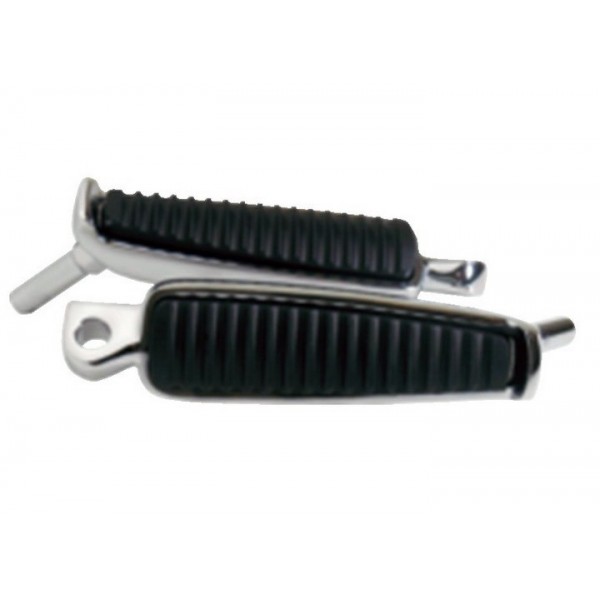 PEDANE ESTESE CROMATE CON PERNI POSTERIORI PER HARLEY DAVIDSON XL SPORTSTER
