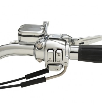 SWITCH CAP KITS 6 PIECES CHROME FOR HARLEY DAVIDSON 96-13