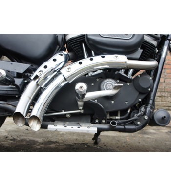 SCARICHI MARMITTE RADIUS MAGNUM LARGE CROMATI PER HARLEY DAVIDSON XL SPORTSTER '04-'17
