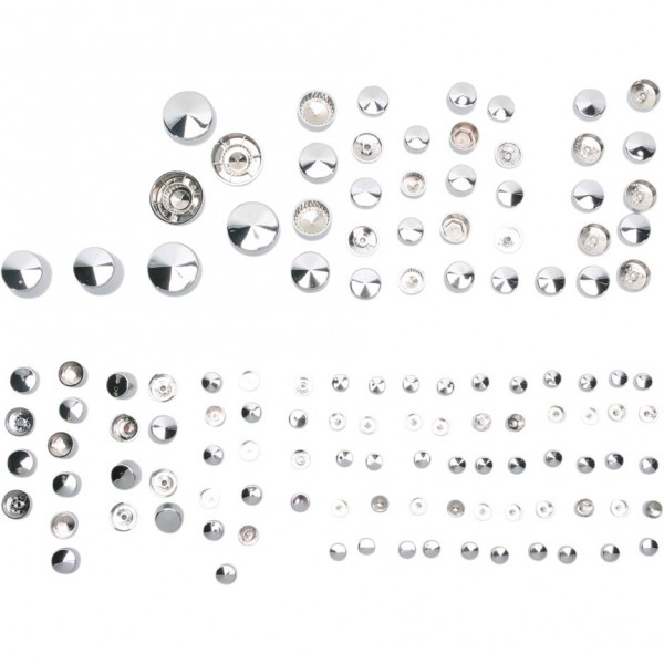 BOLT COVER KITS DE LUXE CHROME HARLEY DAVIDSON FXS FLS SOFTAIL '09-'17