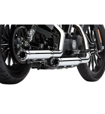 COBRA EXHAUST SLIP ON 3 " RACE PRO TIPS CHROME HARLEY DAVIDSON SOFTAIL FATBOY '07-'17