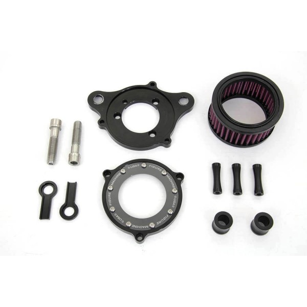 AIR CLEANER WYATT GATLING ROUND CLEAR KITS HARLEY DAVIDSON XL SPORTSTER 07-21